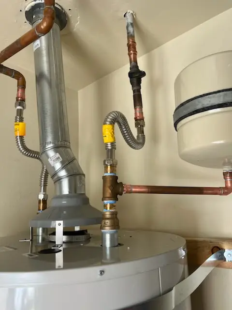 Water heater installation and plumbing repair in Virginia Footills